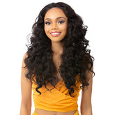 Nutique Bff Human Hair Blend Half Wig - LACEY
